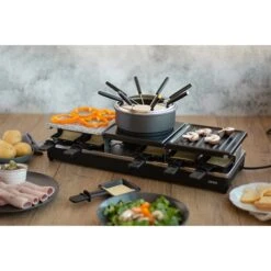 LIVOO Appareil à Raclette Fondue 12 Personnes 1650 W -Silikomart Cuisine Boutique 780211 3 3 Appareil a raclette fondue 12 personnes 1650 W Livoo