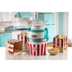 Ariete Appareil à Popcorn 1100 W 2957 Bleu -Silikomart Cuisine Boutique 780241 3 1 Appareil a popcorn 1100 W 2957 bleu Ariete