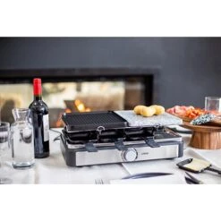LIVOO Appareil à Raclette 8 Personnes 1400 W -Silikomart Cuisine Boutique 780246 4 2 Appareil a raclette 8 personnes 1400 W Livoo