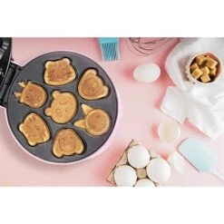 Bestron Mini Gaufrier 7 Animaux 700 W Sweet Dreams Rose -Silikomart Cuisine Boutique 780266 2 1 Mini gaufrier 7 animaux 700 W Sweet Dreams rose Bestron
