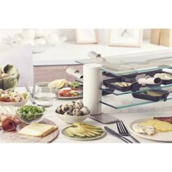 Raclette 8 Personnes Transparence MINERAL -Silikomart Cuisine Boutique 780284 2 1 Raclette 8 personnes Transparence MINERAL Lagrange