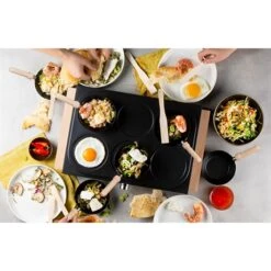 Domo Appareil 2 En 1 Mini-woks Et Mini-crêpes électrique 6 Personnes 1000 W -Silikomart Cuisine Boutique 780306 3 1 Appareil 2 en 1 mini woks et mini crepes electrique 6 personnes 1000 W Domo