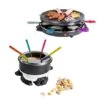 LIVOO Set Appareils à Raclette Et à Fondue 6 Personnes -Silikomart Cuisine Boutique 789020 0 1 Set appareils a raclette et a fondue 6 personnes Livoo