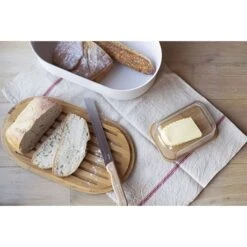 Beurrier Verre Bambou Avec Couteau -Silikomart Cuisine Boutique 844002 2 1 Beurrier verre bambou avec couteau Pebbly