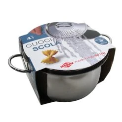 Cuit-pâtes En Inox 18 10 Avec Couvercle égouttoir 20 Cm 4,5 L -Silikomart Cuisine Boutique 87327 1 2 Cuit pates en inox 18 10 avec couvercle egouttoir 20 cm 4 5 L Inoxriv
